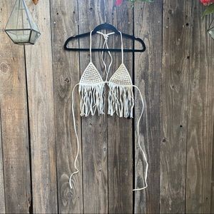 Club Exx PURE JAILHOUSE ROCK FRINGE BRA - XS